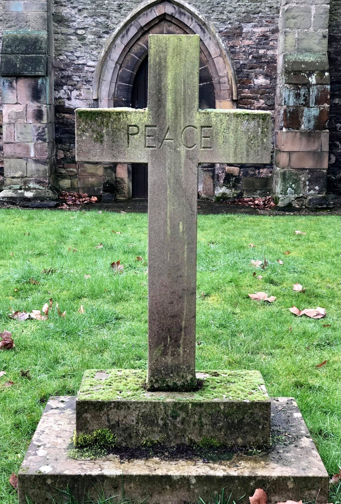 Cross in Church Grounds