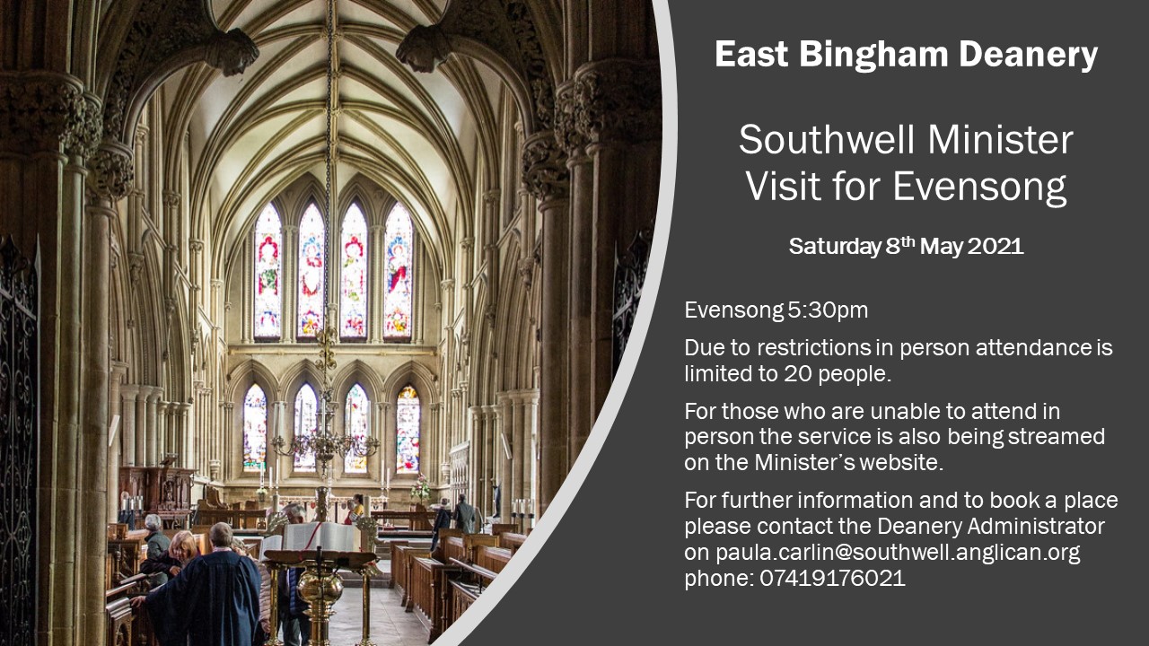 You are currently viewing East Bingham Deanery Evensong at Southwell Minster
